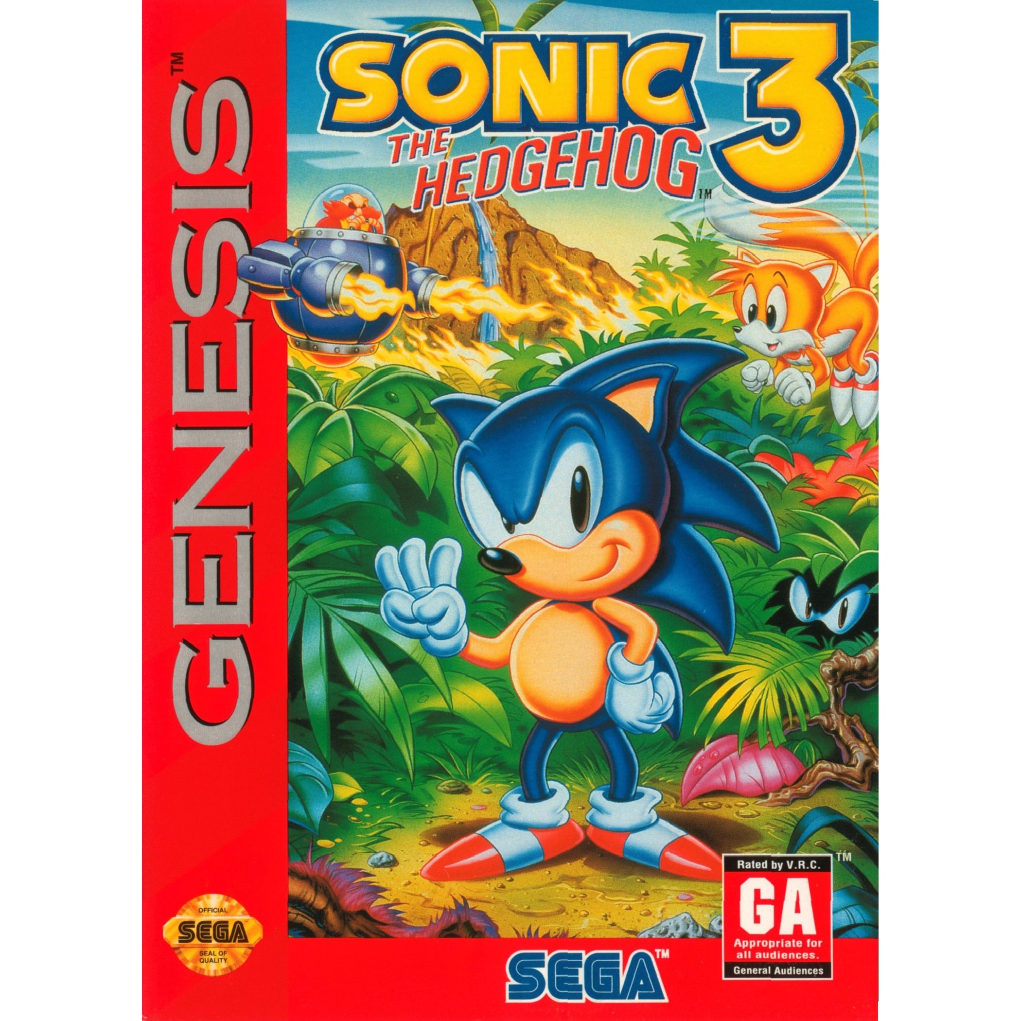Sonic The Hedgehog 3 For Genesis